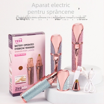 Mașină de ras electric pentru femei, instrument de îngrijire portabil, multifuncțional pentru subraț, păr în nas, sprâncene și zona bikini
