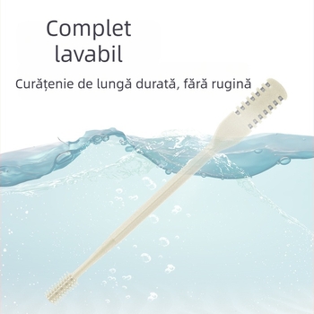 Tăietor de păr nazal cu capete duble, instrument de curățare manual, foarfeci mici pentru eliminarea părului din nas