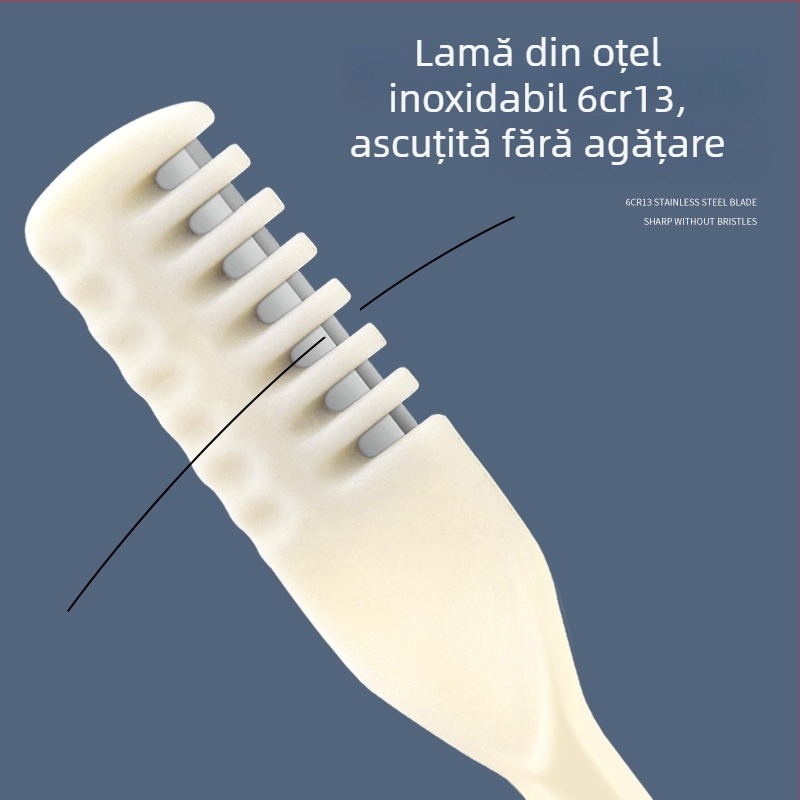 Tăietor de păr nazal cu capete duble, instrument de curățare manual, foarfeci mici pentru eliminarea părului din nas