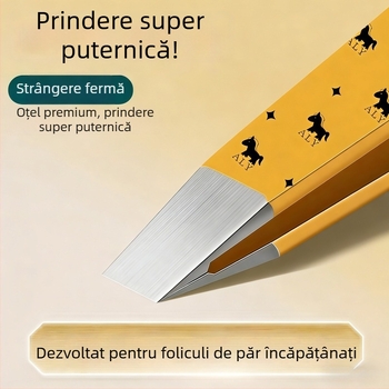 Set de pensete pentru sprâncene din oțel inoxidabil – instrument cosmetic de precizie