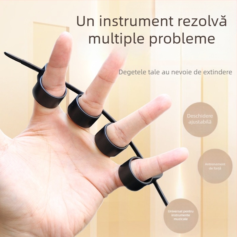 Expander universal degete pentru instrumente muzicale – deschizător degete pentru acorduri la chitară, antrenor degete pentru pian, accesorii