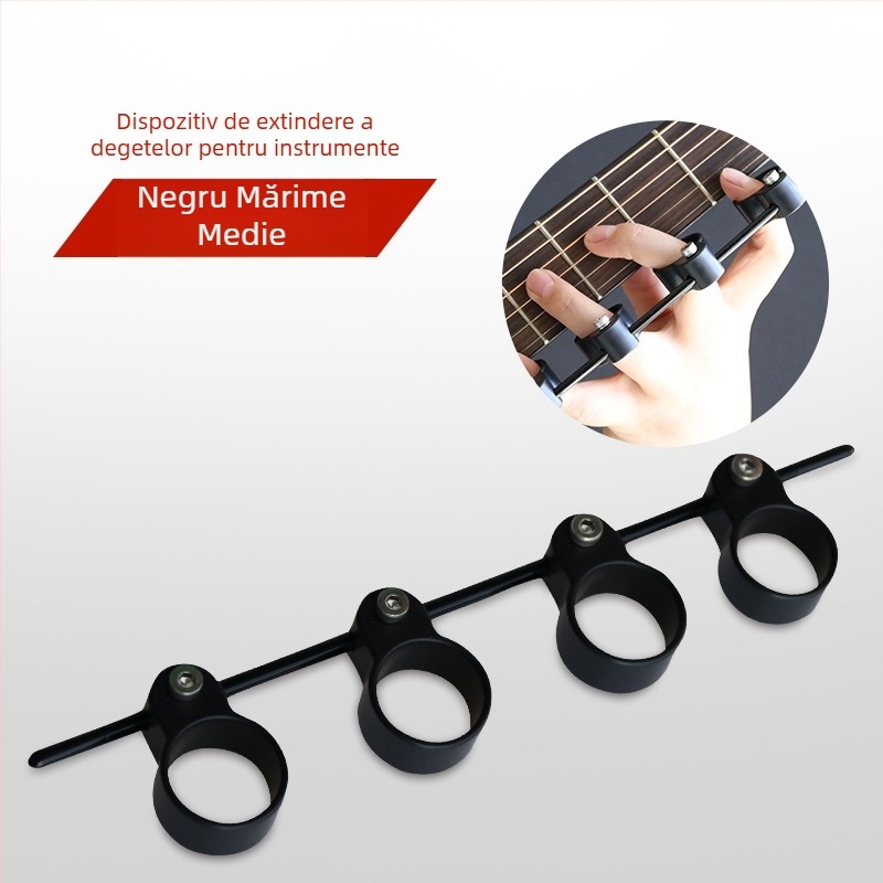 Expander universal degete pentru instrumente muzicale – deschizător degete pentru acorduri la chitară, antrenor degete pentru pian, accesorii