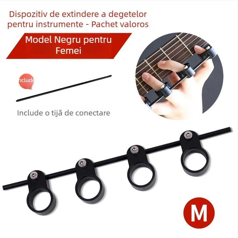 Expander universal degete pentru instrumente muzicale – deschizător degete pentru acorduri la chitară, antrenor degete pentru pian, accesorii