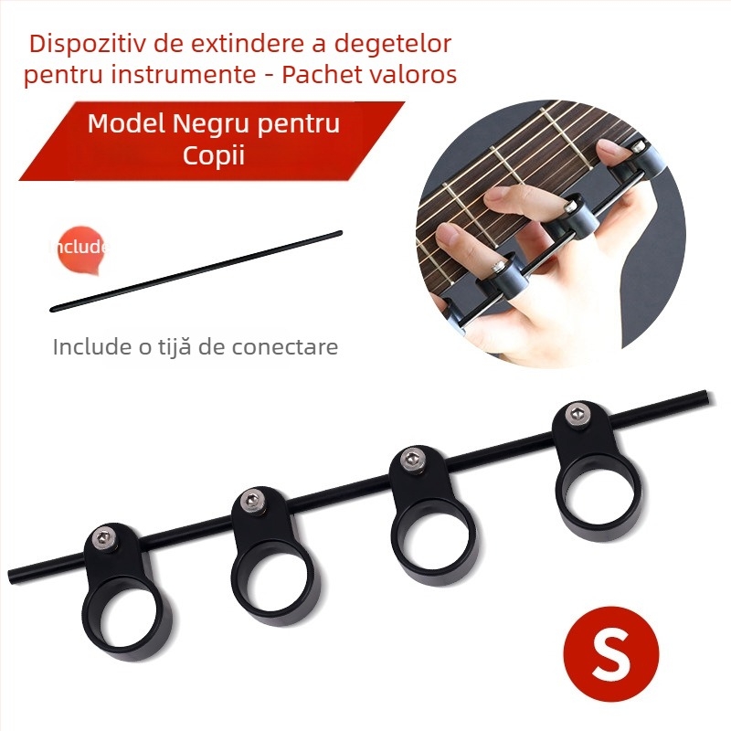 Expander universal degete pentru instrumente muzicale – deschizător degete pentru acorduri la chitară, antrenor degete pentru pian, accesorii