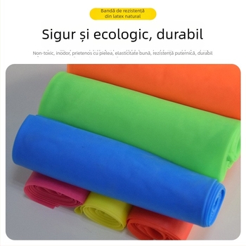 Set de yoga din TPE – bandă de tensiune, bandă elastică, bandă de întindere, funie pentru antrenament, foaie de yoga