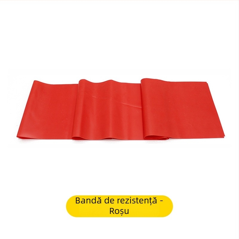 Set de yoga din TPE – bandă de tensiune, bandă elastică, bandă de întindere, funie pentru antrenament, foaie de yoga