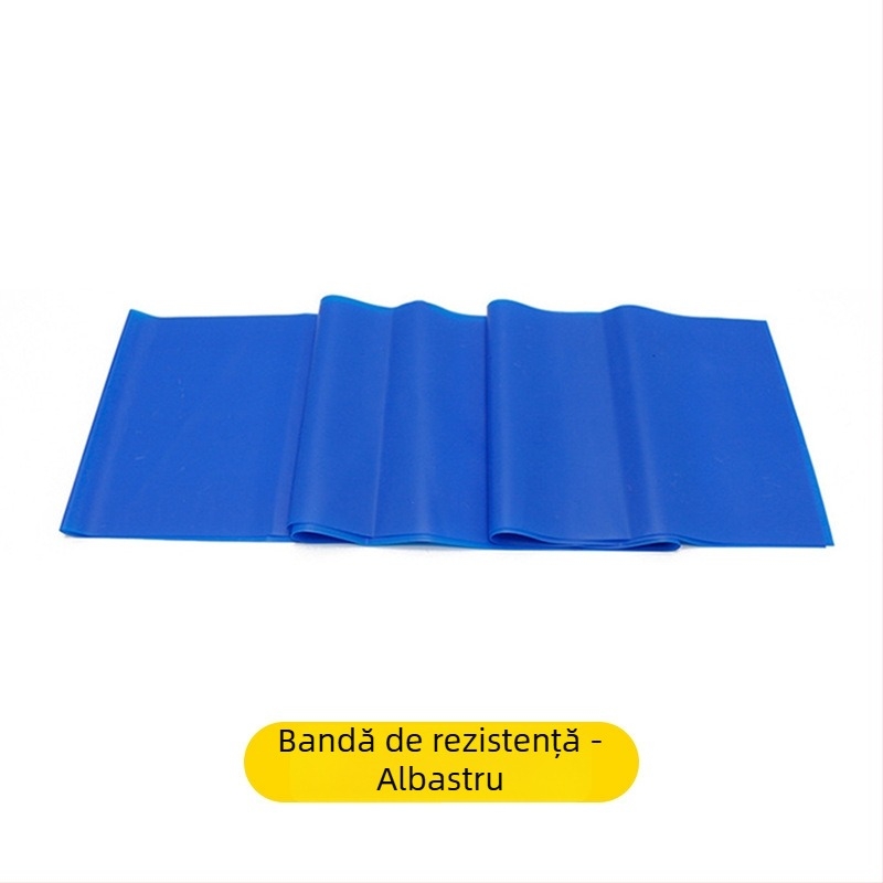 Set de yoga din TPE – bandă de tensiune, bandă elastică, bandă de întindere, funie pentru antrenament, foaie de yoga