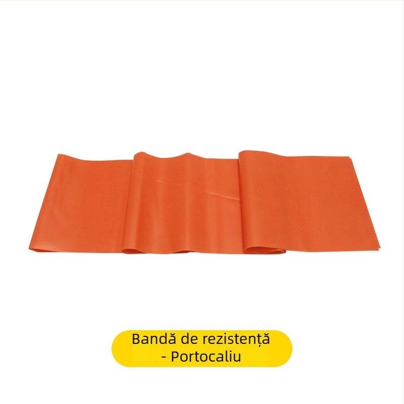 Set de yoga din TPE – bandă de tensiune, bandă elastică, bandă de întindere, funie pentru antrenament, foaie de yoga