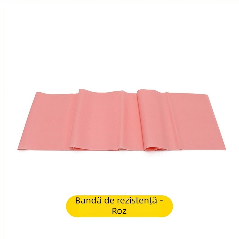 Set de yoga din TPE – bandă de tensiune, bandă elastică, bandă de întindere, funie pentru antrenament, foaie de yoga