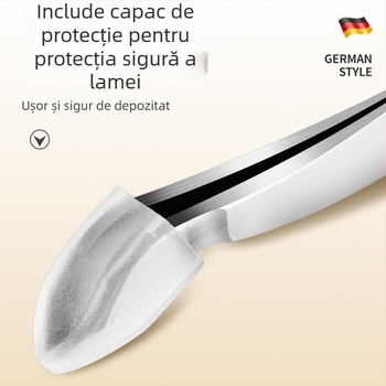 Unelte de manichiură din oțel inoxidabil pentru salon: clește pentru cuticule, foarfecă pentru cuticule, clește pentru pielițe, pense pentru exfoliere, îndepățător de piele moartă cu vârf înclinat