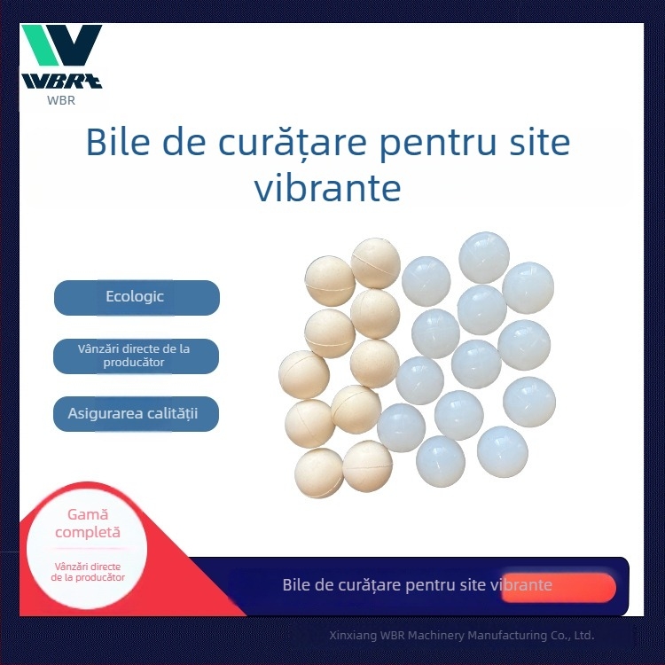 Minge din cauciuc siliconic pentru ecran vibrator – elastică, rezistentă la uzură, cu plasă clară, accesoriu pentru ecran