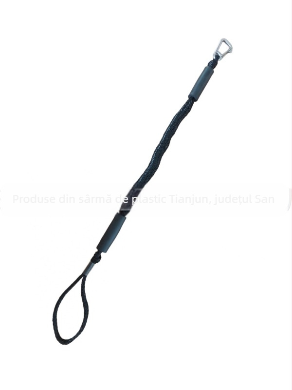 Sfoară de ancoraj pentru caiac din polietilenă, elastică, cu absorbție de șocuri, pentru acostare, dimensiuni 2ft/3ft/4ft