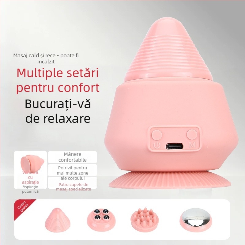 Noul masajer electric pentru uz casnic, masaj multifuncțional pentru umeri, gât, talie și spate, pentru relaxarea mușchilor, masaj fascial mini portabil