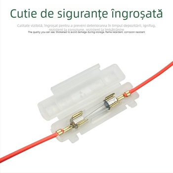 Cutie de siguranțe cu cabluri pentru biciclete electrice, motociclete și scutere – protecție a circuitului 250V
