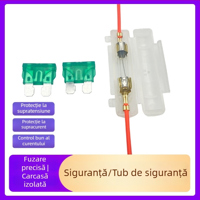 Cutie de siguranțe cu cabluri pentru biciclete electrice, motociclete și scutere – protecție a circuitului 250V