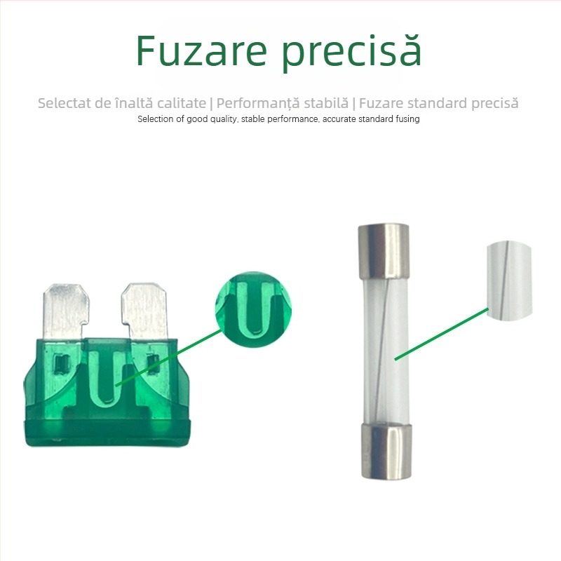 Cutie de siguranțe cu cabluri pentru biciclete electrice, motociclete și scutere – protecție a circuitului 250V