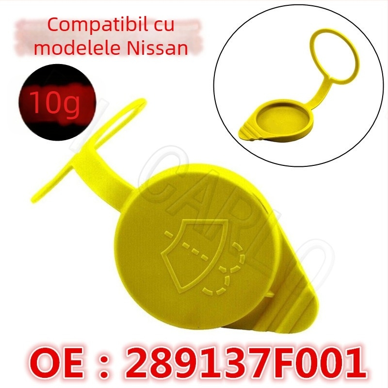 Capac rezervor lichid parbriz Nissan Pathfinder, față, model 289137F001, material: TPE