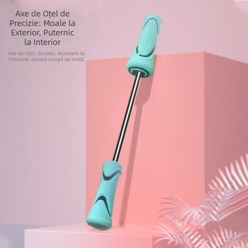Rolă pentru relaxarea mușchilor cu țepi pentru fascia – masaj pentru picioare, echipament foam roller pentru fitness