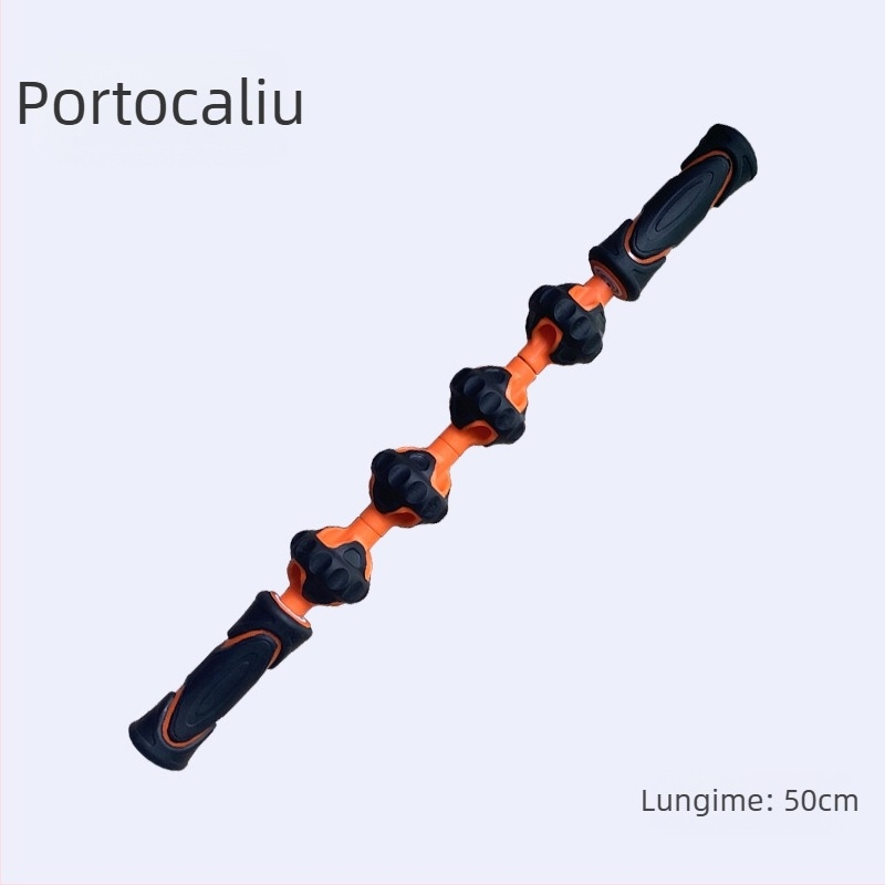 Rolă pentru relaxarea mușchilor cu țepi pentru fascia – masaj pentru picioare, echipament foam roller pentru fitness
