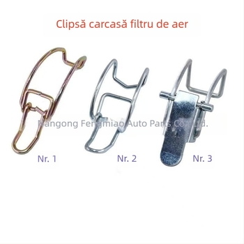 Carcasă universală pentru filtru de aer auto, cu clip din oțel și capac exterior pentru admisia aerului