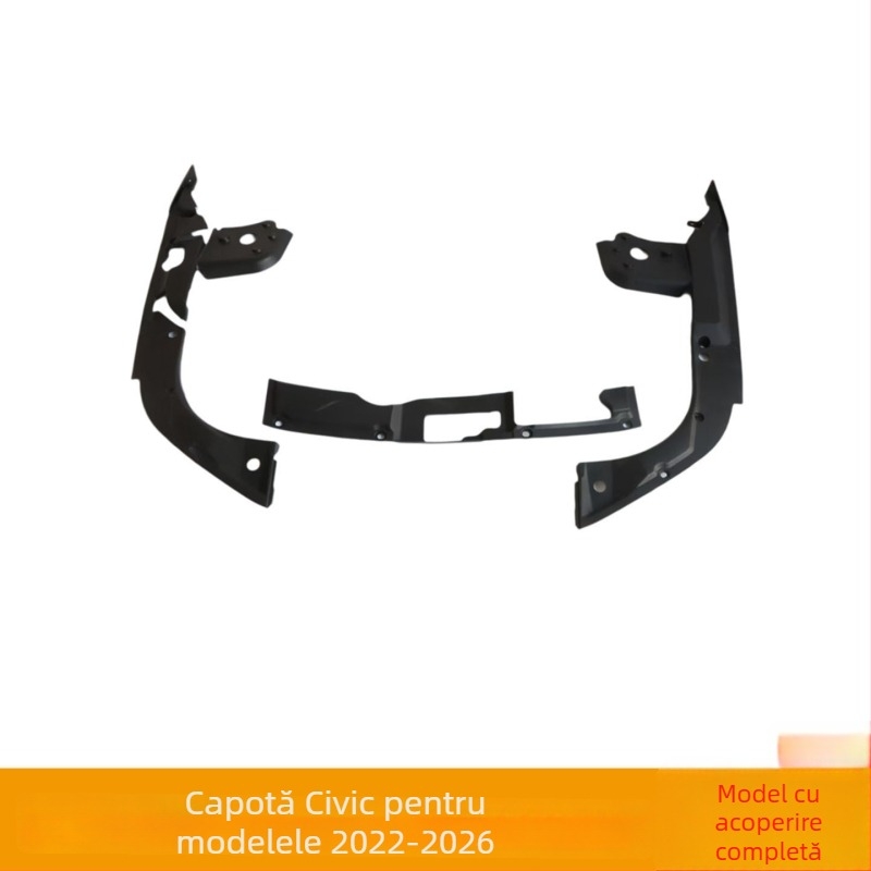 Panouri compartiment motor Honda Civic, 2016–2026, a 10-a și a 11-a generație, plăci de protecție pentru aripi
