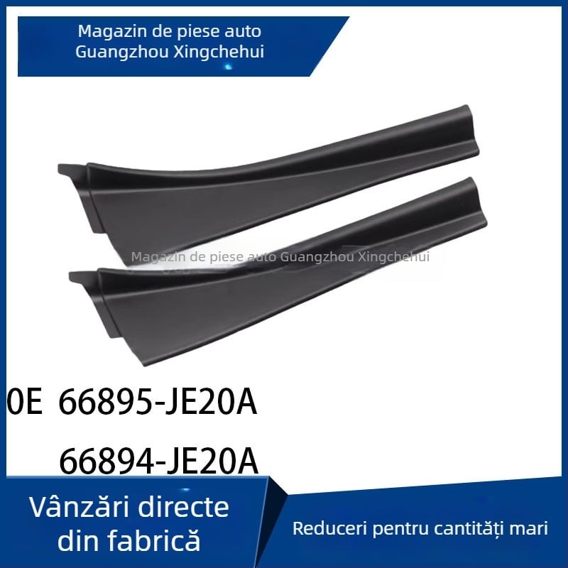 Qashqai 08-15 Capac de deflexie pentru marginea inferioară a parbrizului față și ștergătoare 66894-JE20A 66895-JE20A