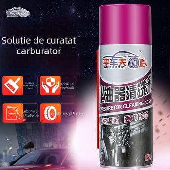 Curățător de carburator pentru motociclete, curăță supapa choke și vana de accelerație, elimină depunerile de ulei și depunerile de carbon