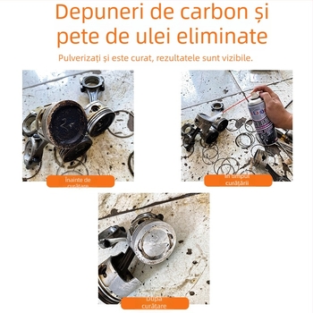 Curățător de carburator pentru motociclete, curăță supapa choke și vana de accelerație, elimină depunerile de ulei și depunerile de carbon