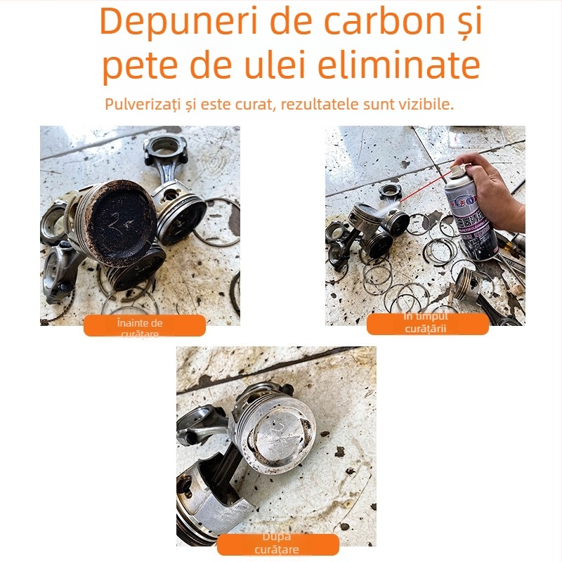 Curățător de carburator pentru motociclete, curăță supapa choke și vana de accelerație, elimină depunerile de ulei și depunerile de carbon