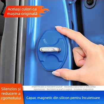 Capac protector din silicon pentru încuietoarea ușii Ledao L60/L90, cu tampon amortizor magnetic