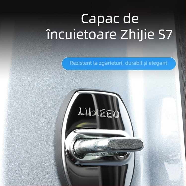 Capac de încuietoare a ușii S7 – oțel inoxidabil, accesoriu decorativ anti-rugină