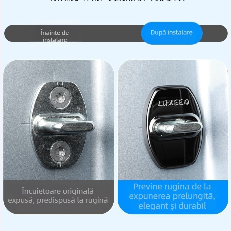Capac de încuietoare a ușii S7 – oțel inoxidabil, accesoriu decorativ anti-rugină