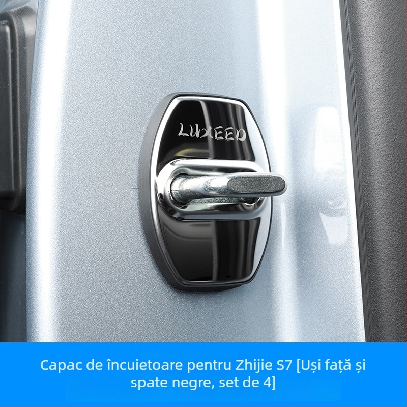Capac de încuietoare a ușii S7 – oțel inoxidabil, accesoriu decorativ anti-rugină