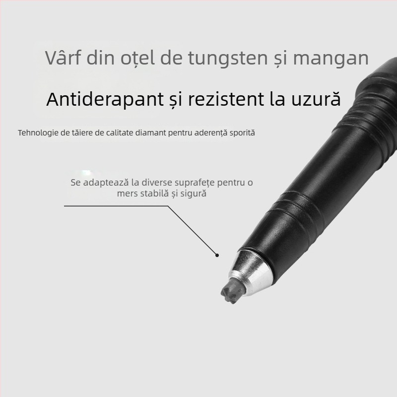 Newcaso bețe de drumeție pliabile, din aliaj de aluminiu 7075, ultra-ușoare, cu cinci segmente, blocare cu bilă