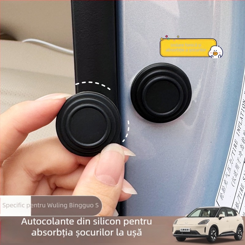 Wuling Bingo S – accesorii interioare pentru ușă, pernă amortizoare pentru ușă, închidere silenioasă, etichetă anti-coliziune îngroșată, modificare decorativă
