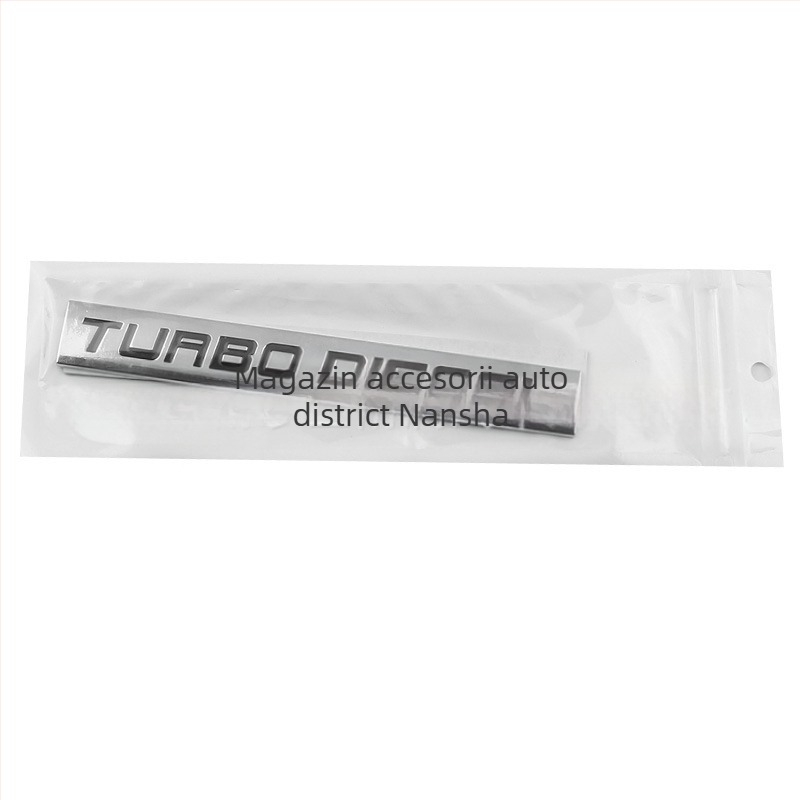 Autocolant pentru mașină Turbo Diesel, siglă a motorului turbo, emblemă modificată