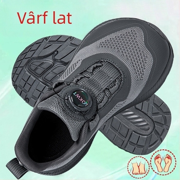 Pantofi unisex cu vârf lat, extra-wide, respiranti și confortabili pentru alergare, primăvară-toamnă, pantofi casual pentru picioare late și hallux valgus