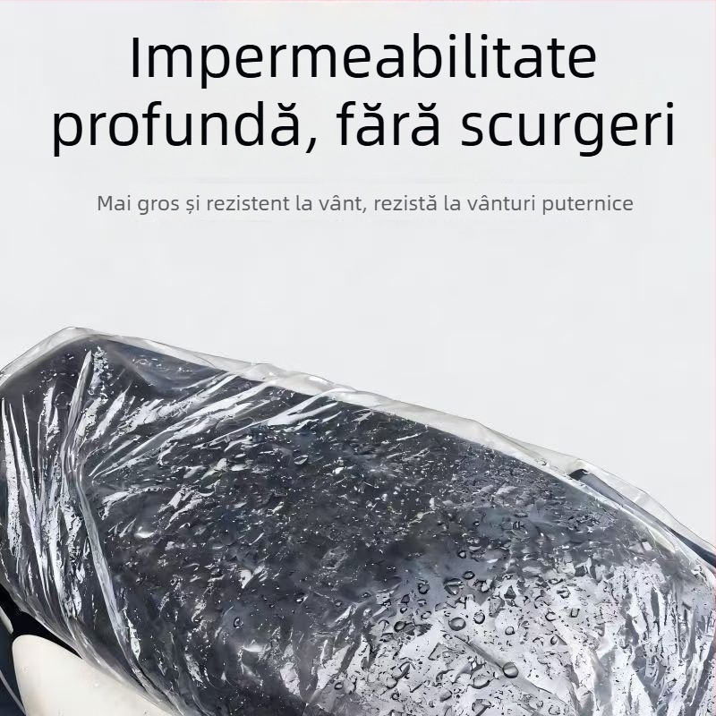 Husă de șezut impermeabilă, de unică folosință, pentru vehicule electrice și motociclete; protecție împotriva prafului pentru toate anotimpurile