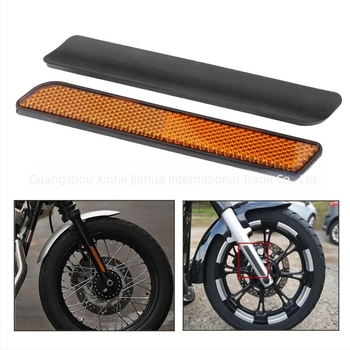 Autocolante reflectorizante pentru amortizoare față Harley-Davidson Glide, Softail și Sportster 883