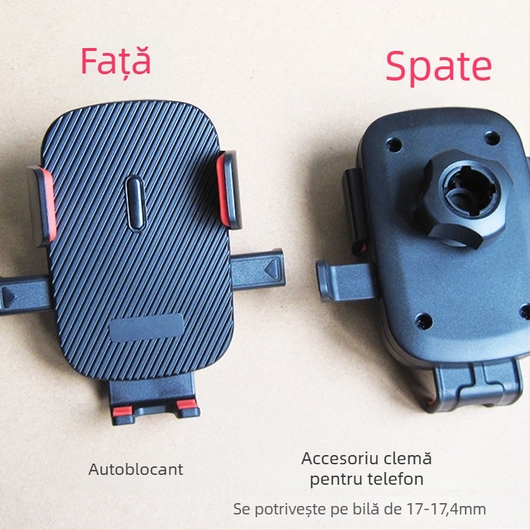 Suport pentru telefon în mașină cu cap sferic de 17 mm – montaj universal