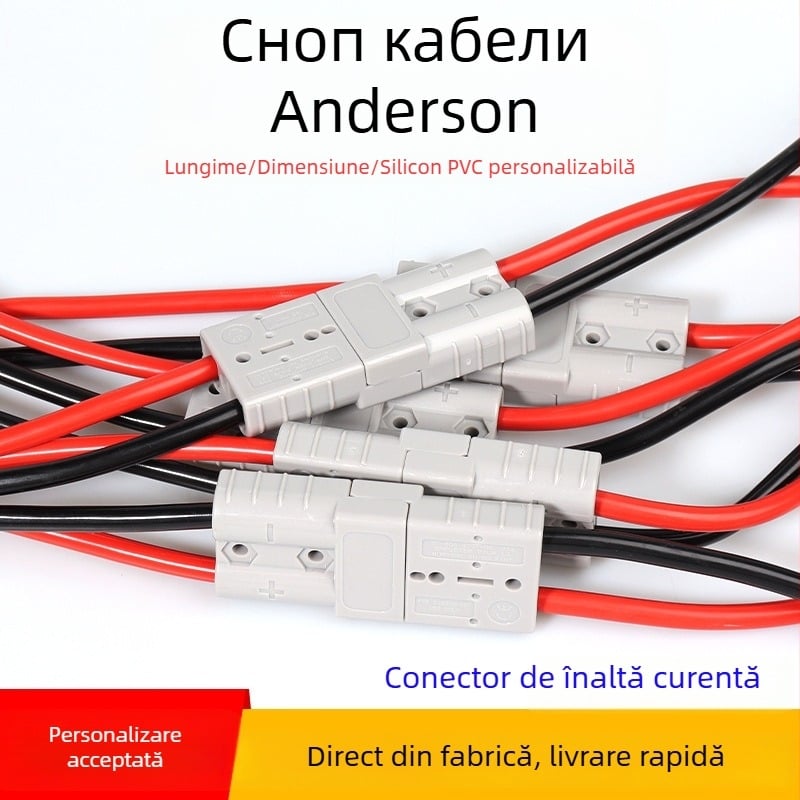 Conector Anderson de 50A pentru baterie de stivă și alimentare la încărcare
