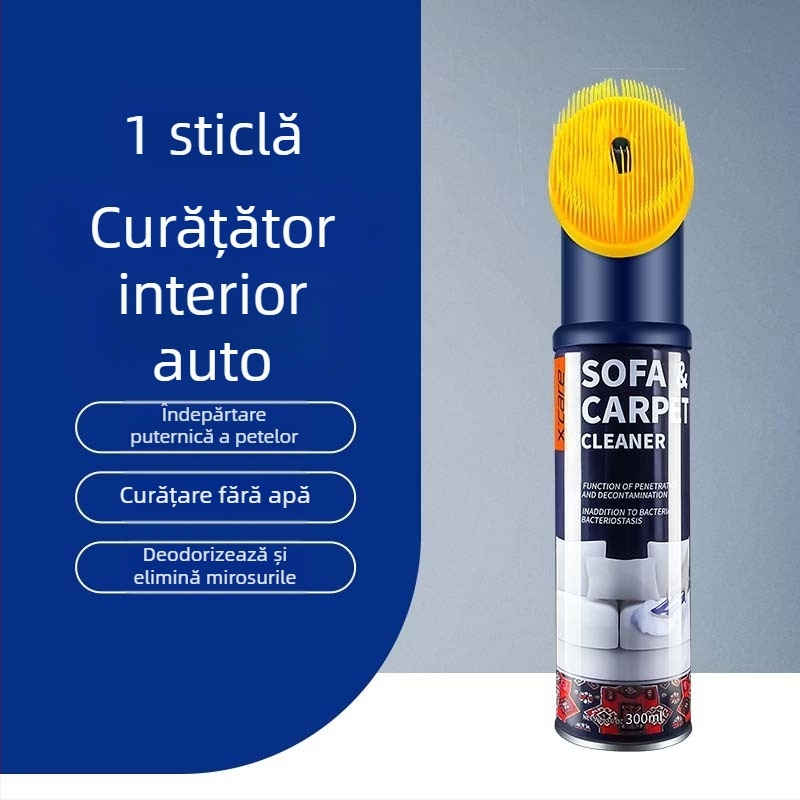 X’care Curățător cu spumă pentru interiorul mașinii – formulă fără clătire, îndepărtare intensă a petelor de pe plafonul din piele