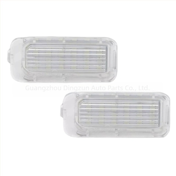 Set de lumini pentru numărul de înmatriculare Ford, cu carcasă albă goală (6M2A-13550-AA)