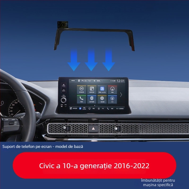 Suport de ecran pentru mașină compatibil cu Honda CR-V, UR-V, Accord, Civic, HR-V și Odyssey