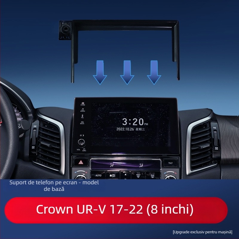 Suport de ecran pentru mașină compatibil cu Honda CR-V, UR-V, Accord, Civic, HR-V și Odyssey