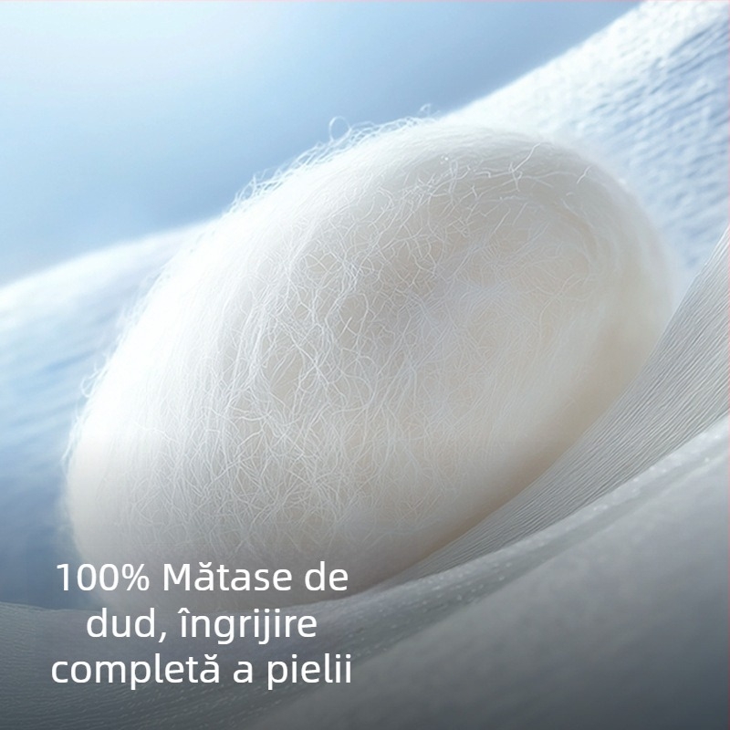 Gaolejie Mască UV din 100% Mătase de Mulberry pentru femei, mască de somn ușoară și respirabilă