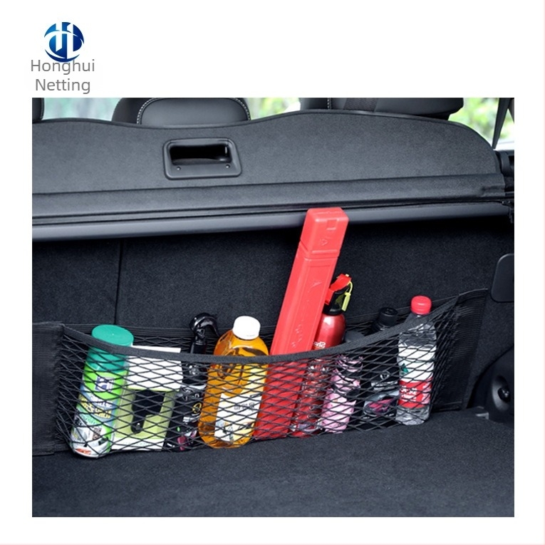 Buzunar din plasă dublu-strat, cu Velcro, pentru portbagaj, organizare auto universală
