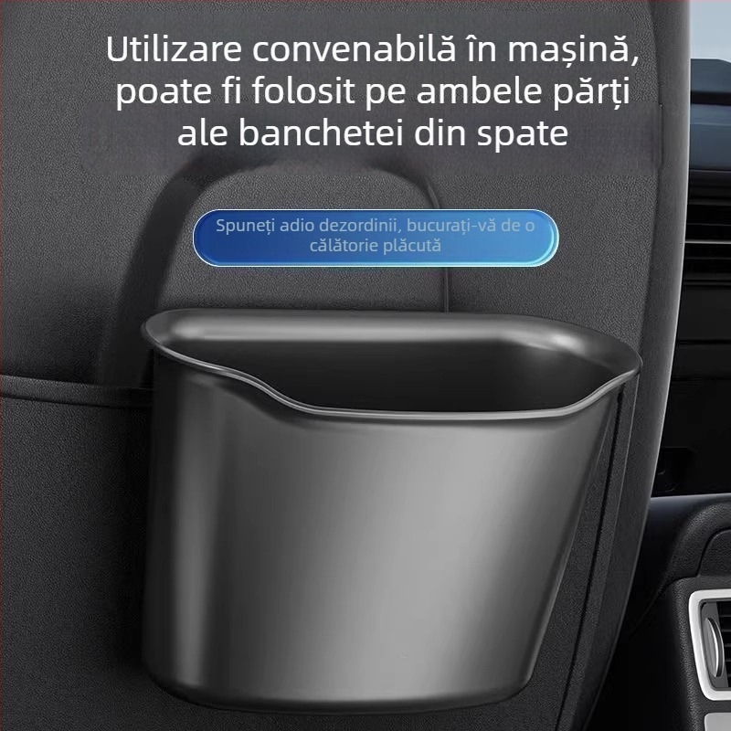 Coș de gunoi pentru mașină montat pe ușă, compartiment de depozitare multifuncțional cu suport pentru umbrelă, accesorii interioare auto