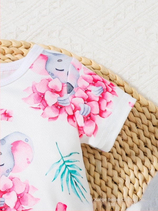 Salopetă pentru nou-născuți Milk Silk, mâneci scurte, primăvară-vară, unisex