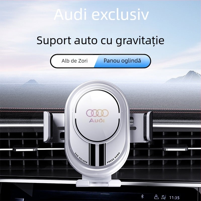 Suport pentru telefon pentru Audi, montat pe ventilația de aer pentru navigație în mașină